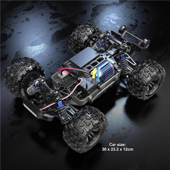1:16 Scale Ready to Run Fast Remote Control Car,High Speed Jump RC Monster Truck - Picture 5 of 7
